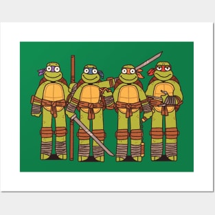 Teenage Mutant Ninja Turtles Cute Posters and Art